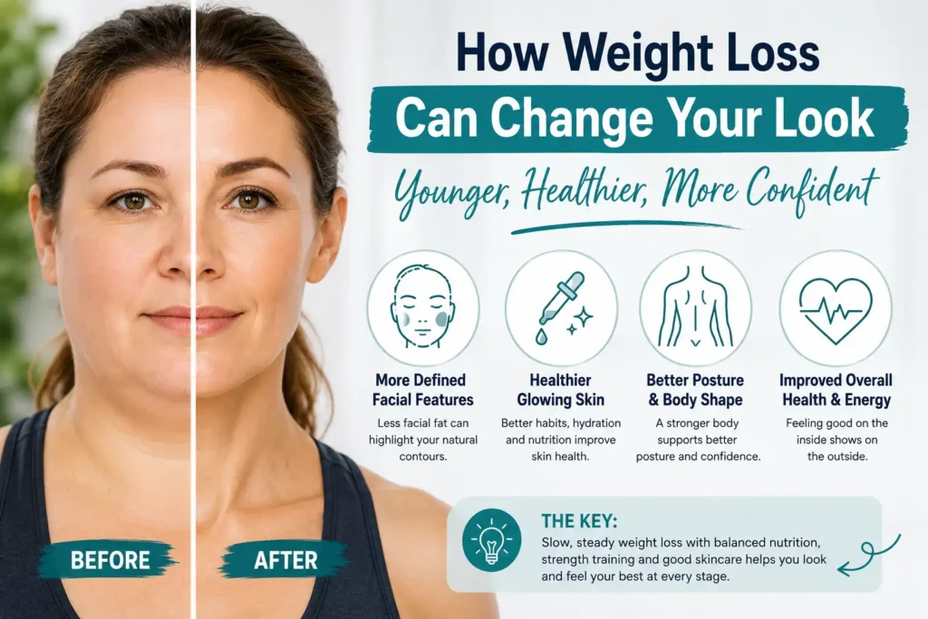 Does losing weight make your face thinner